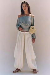 Neat Off the Shoulder Top