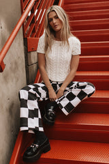 Jane Sweater Top in Ivory - FINAL SALE