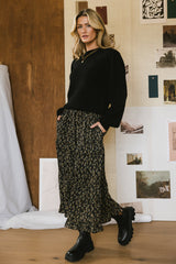 Amber Knit Sweater in Black