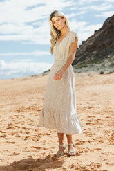 Lulle Printed Midi Dress