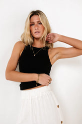 Moxie Tank in Black - FINAL SALE
