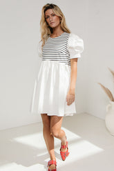 Virginia Puff Sleeve Mini Dress