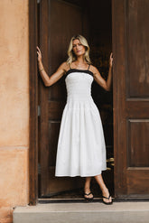 Mim Smocked Midi Dress