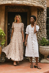 Oaklee Foliate Maxi Dress