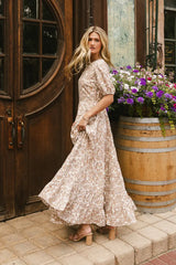 Oaklee Foliate Maxi Dress