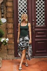 Scoop Neck Tank in Teal - FINAL SALE