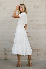 Nadira Tiered Midi Dress