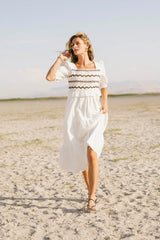 Sinead Smocked Back Midi Dress