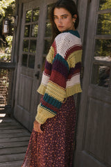Tennyson Striped Sweater in Green