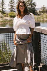 Nika Lace Ruffle Blouse