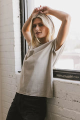 Gunner Basic Tee in Taupe