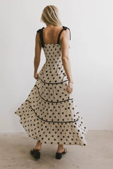 Matilda Polka Dot Midi Dress