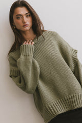Josie Knit Sweater in Sage