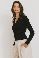 Lucia Cardigan in Black