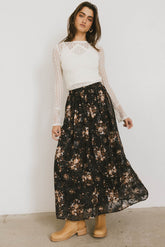 Llara Floral Maxi Skirt