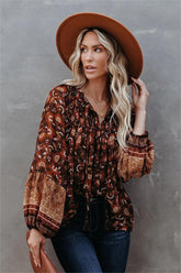 Pick Of The Patch Tassel Blouse