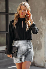 Atlas Keyhole Bodysuit - Black