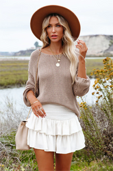 Queensland Smocked Ruffle Mini Skort