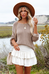 Queensland Smocked Ruffle Mini Skort