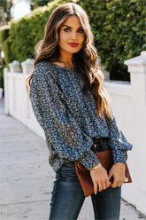 Wilda Floral Shimmer Blouse