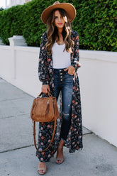 All Is Well Floral Duster Kimono
