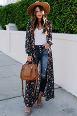 All Is Well Floral Duster Kimono