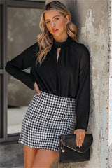 Atlas Keyhole Bodysuit - Black