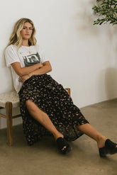 Moora Tiered Midi Skirt