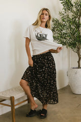 Moora Tiered Midi Skirt