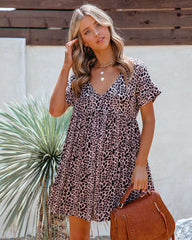 Can't Be Tamed Pocketed Leopard Tunic