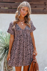 Can't Be Tamed Pocketed Leopard Tunic