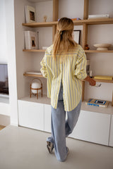 Yellow Striped Long Shirt