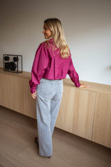 Burgundy Button Down Shirt