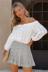 Dolores Park Floral Mini Skort