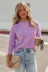 Deltan Cable Knit Sweater - FINAL SALE