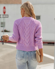 Deltan Cable Knit Sweater - FINAL SALE