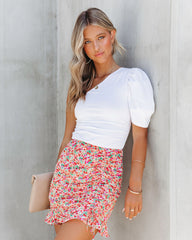 Dominico Cotton One Shoulder Bodysuit - White