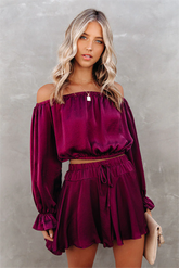 Figure Skate Satin Skort