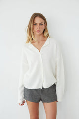 Basic Button Down Knit Cardigan