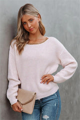 Kamilla Chain Link Knit Sweater - FINAL SALE