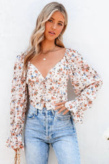 Kyler Floral Crop Blouse