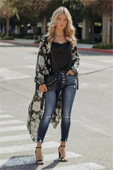 Versailles Printed Wrap Duster - FINAL SALE
