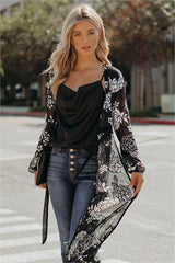 Versailles Printed Wrap Duster - FINAL SALE