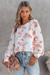 Reunited In Love Floral Blouse