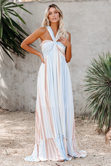 Angel Island Striped Maxi Dress