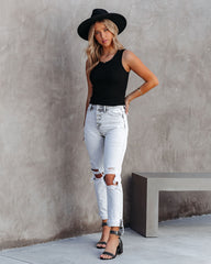 Anytime Cotton Tank - Black