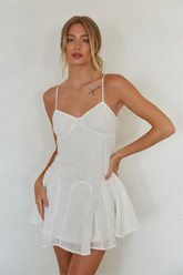 Beckett Floral Embroidered Mini Dress