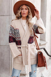 Bobbi Pocketed Belted Knit Cardigan - FINAL SALE