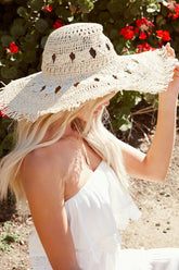 Breeze Straw Sun Hat - Ivory