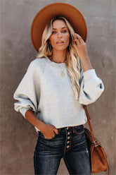 Campfire Knit Sweater - Heather Grey